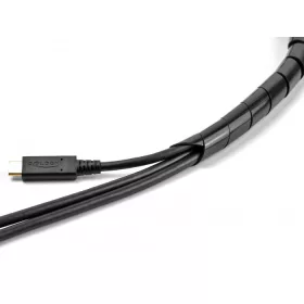   Delock Spirál flexibilis tömlő 2 m x 16 mm fekete (DL-19024)