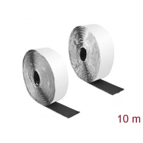   Delock Velcro öntapadó tépőzáras szalag-szett, H 10 m és Sz 50 mm fekete (DL-19094)