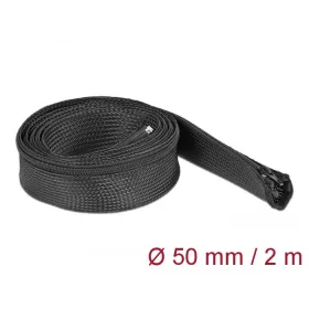  Delock Befont karmantyú zipzáras szorítóval 2 m x 50 mm-es fekete (DL-19169)