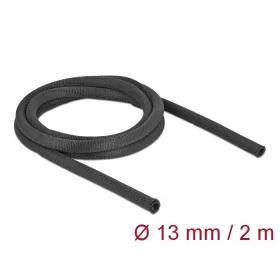   Delock Szőtt önzáródó karmantyú 2 m x 13 mm-es, fekete (DL-19171)