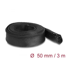   Delock Befont karmantyú zipzáras szorítóval hőállóság egészen 3 m x 50 mm-es fekete (DL-19172)