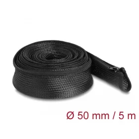  Delock Befont karmantyú zipzáras szorítóval hőállóság egészen 5 m x 50 mm-es fekete (DL-19173)