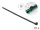 Delock UV álló kábelkötözo 610mm x 9,0 mm, 10 db fekete (DL-19562)