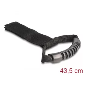   Delock Szállító pánt tépőzáras rögzítővel Hx 435 x Sz 50 mm fekete 2 db. (DL-19588)