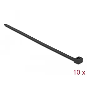   Delock Kábelkötegelő 850 x 9 mm (H x Sz), 10 darab fekete (DL-19646)