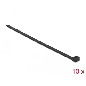   Delock Kábelkötegelő 920 x 9 mm (H x Sz), 10 darab fekete (DL-19674)
