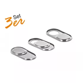   Delock 3 csomag webkamera lefedo laptophoz, tablethez és okostelefonhoz ezüst (DL-20656)