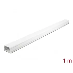   Delock Kábelcsatorna fedéllel 35 x 20 mm - hossza 1 m fehér (DL-20722)