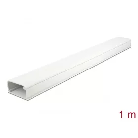   Delock Kábelcsatorna fedéllel 57 x 28 mm - hossza 1 m fehér (DL-20723)