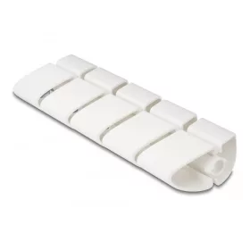   Delock 75 x 45 mm-es kábelcsatornához alkalmas foglalati elem, 5 db. ezüst fehér (DL-20803)