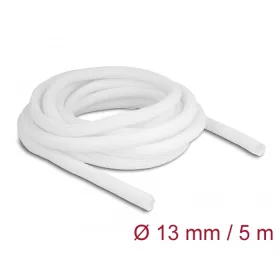   Delock Fonott kábelharisnya önzáródó 5 m x 13 mm fehér (DL-20808)