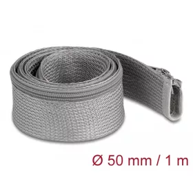   Delock Befont karmantyú zipzáras szorítóval hőállóság egészen 1 m x 50 mm-es szürke (DL-20826)