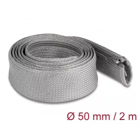   Delock Befont karmantyú zipzáras szorítóval hőállóság egészen 2 m x 50 mm-es szürke (DL-20832)