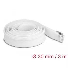   Delock Befont karmantyú zipzáras szorítóval hőállóság egészen 3 m x 30 mm-es fehér (DL-20834)