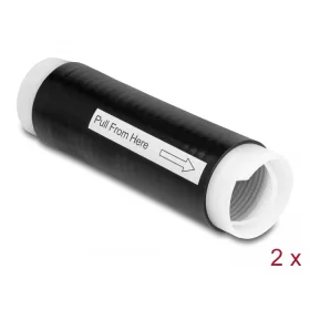   Delock hidegen zsugorodó cső 35 mm x 130 mm 2 db fekete (DL-20861)