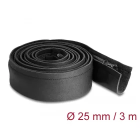   Delock Kábelbújtató neoprén hajlékony zipzárral 3 m x 100 mm fekete színű (DL-20914)