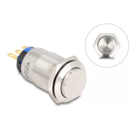   Delock Nyomógomb beszereléshez 19 mm 3 x forrasztási csatlakozó (DL-20985)