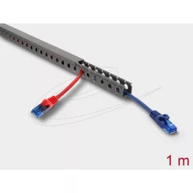   Delock Huzalozási csatorna 20 x 20 mm - hosszúsága 1 m szürke (DL-22026)
