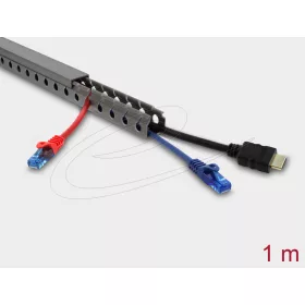   Delock Huzalozási csatorna 25 x 25 mm - hosszúsága 1 m szürke (DL-22027)