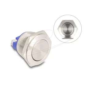   Delock Nyomógomb installáláshoz 19 mm 2 db. csavaros kapocs aktuátor lapos (DL-22040)