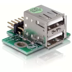   Delock USB Pinheader apa > 2x USB2.0 anya   fel (DL-41763)