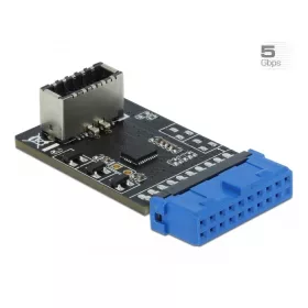   Delock USB 3.2 Gen 1 átalakító, tűfejes anya   belső A kulcs anya (DL-41981)