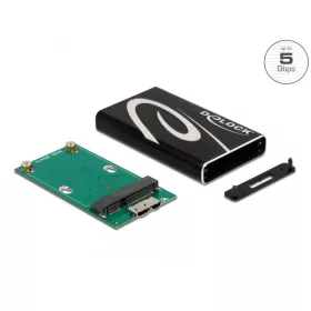 Delock Külső váz SuperSpeed USB mSATA SSD-hez (DL-42006)