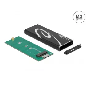   Delock Külső ház SuperSpeed USB B-kulcs M.2 SATA SSD-hez (DL-42007)