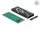 Delock Külső ház SuperSpeed USB B-kulcs M.2 SATA SSD-hez (DL-42007)