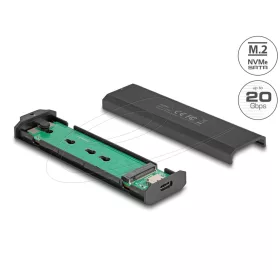   Delock Külső USB Type-C  20 Gbps kombinált ház M.2 NVMe PCIe vagy SATA SSD eszközhöz - szerszám mentes (DL-42031)