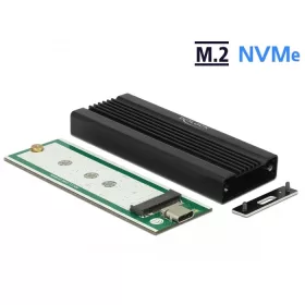   Delock M.2 NVMe PCIe SSD-hez külso ház SuperSpeed USB 10 Gbps (USB 3.1 Gen 2) USB Type-C  anya (DL-42600)