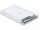 Delock Külso ház 2.5  SATA HDD / SSD-hez USB Type-C  anya csatlakozóval átlátszó - eszközmentes (DL-42621)