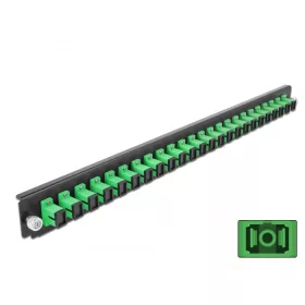   Delock 19  kötő doboz első panele 24 porttal SC Simplex zöld (DL-43352)