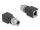 Delock M12 adapter X-kódolt 8 tűs anya - RJ45 anya egyenes (DL-60064)