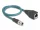 Delock M12 adapter kábel X-kódolt 8 tűs apa - RJ45 anya 50 cm (DL-60071)
