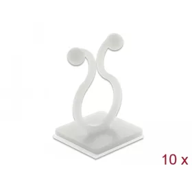   Delock Természetes kábel kötegelő öntapadó alappal 10 db (DL-60175)