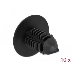 Delock Fenyő alakú kapocs, fekete 10 db (DL-60187)