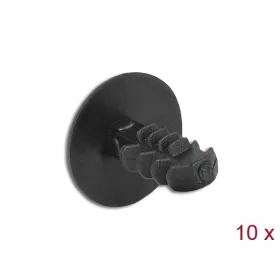 Delock Fenyő alakú kapocs, fekete 10 db (DL-60188)
