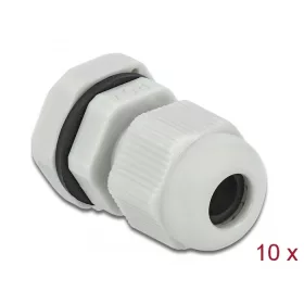 Delock PG7 tömszelence 10 db. szürke (DL-60193)