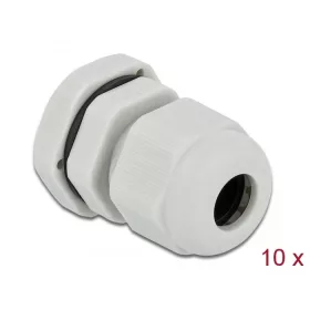 Delock PG9 tömszelence 10 db. szürke (DL-60195)