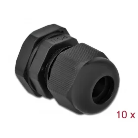 Delock PG11 tömszelence 10 db. fekete (DL-60196)