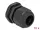 Delock PG19 tömszelence 10 db. fekete (DL-60220)