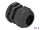 Delock PG25 tömszelence 10 db. fekete (DL-60224)