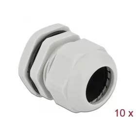 Delock PG29 tömszelence 10 db. szürke (DL-60227)
