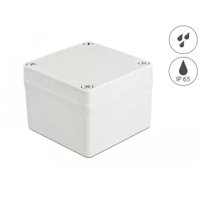   Delock Installációs ház IP65 vízhatlan 100 x 100 x 75 mm szürke (DL-60397)