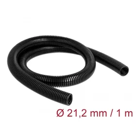   Delock Kábelvédő borítás 1 m x 21,2 mm fekete (DL-60458)