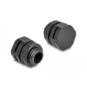   Delock Ventillációs csatlakozó M12 fekete 2 db. (DL-60479)