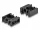 Delock Kábel borító tartó záróklippel 10 mm 8 db. fekete (DL-60481)