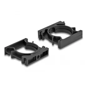   Delock Kábel borító tartó záróklippel 34,5 mm 4 db. fekete (DL-60488)
