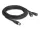 Delock M12 kábel A-kódú, 8 tűs anya- 2 x USB 2.0 A-típusú anya 5 m fekete (DL-60652)